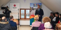 Novomeški župan Gregor Macedoni je nagovoril prostovoljce