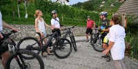 Navdušeni kolesarji na Trški Gori