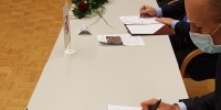 Podpis pogodbe za obnovo LC Knezija-Brezje