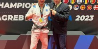 Tim Toplak in njegov trener Gorazd Toplak, zlato, ju-jitsu borbe