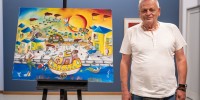 GLS Trebnje - 58 Mednarodni tabor likovnih samorastnikov, Nikolaos Zarras, foto Klemen Ceglar (4)