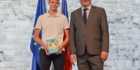 Letošnji najuspešnejši devetošolec Matevž Frigelj