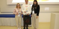 Jan Košir z mentorico in ravnateljico