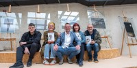 Marinko je bil še posebej vesel prihoda svojih prijateljev fotografov s projekta »Kvartovske face«, foto Denis Stošić