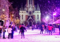 (FOTO) Koncert skupine Café Mezclado ob soboškem drsališču