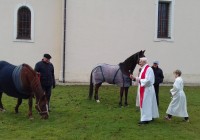 (FOTO) Konje blagoslovili tudi v Veržeju 