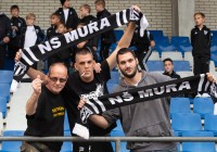 (FOTO) Na tribunah tudi mladi nogometaši in ljubljanski župan