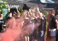 (FOTO) V Lendavi navijači nogometašem kljub porazu namenili aplavz