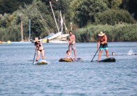 (FOTO) Ob Soboškem jezeru je bilo športno in igrivo