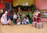 (FOTO) Obisk Božička je otrokom pokazal čarobnost praznikov