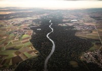 (FOTO) Desni breg reke Mure iz ptičje perspektive
