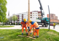 (FOTO) Mlaj v Murski Soboti že stoji