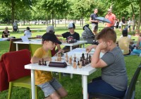 (FOTO) Piknik v parku v Gornji Radgoni privabil številne posameznike in družine