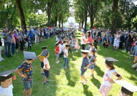 (FOTO) Mini maturanti zaplesali četvorko in se poslovili od vrtca