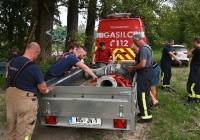 (FOTO) Po 41 letih zagnali gasilsko črpalko