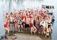 (FOTO) Ni novega leta brez osvežitve v Soboškem jezeru