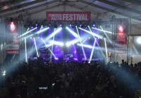 (FOTO) Na pomurskem poletnem festivalu premierno Štrkov šenkrejt in zabava s skupino Crvena jabuka