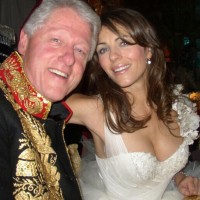 Bill Clinton in Liz Hurley