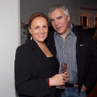 Zoran Predin z ženo Barbaro Lapajne Predin