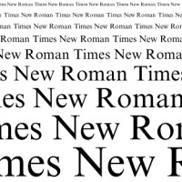 Črkovna vrsta Times New Roman