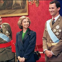 kralj Juan Carlos kraljica Sofia in sin Felipe