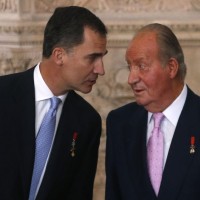 Juan Carlos in Felipe