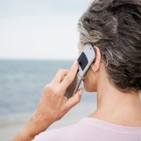 Telefoniranje, plaža, morje