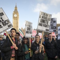 studenti protesti london