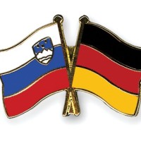 slovenija nemčija zastava prijateljstvo značka