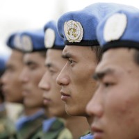 kitajska vojska modre celade mirovne sile zdruzeni narodi