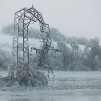 dalnovod žled polomljen elektrika