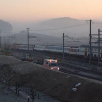 Vlak, Švica, nesreča