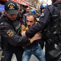 turčija, policija, protest