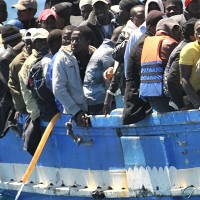 migranti na Lampedusi