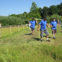 Utrinek s prireditve Pokosimo Nerajske luge