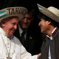 papez francisek evo morales bolivija