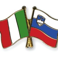 italija slovenija zastava