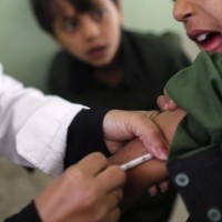 nikab zdravnica jemen cepljenje
