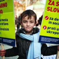 Sobotni protesti v Ljubljani