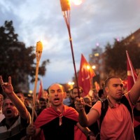 turcija nacionalisti shod napadi
