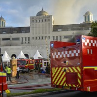 Požar v londonski mošeji