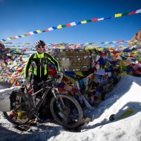 Anapurna kolesarstvo Thorong La Pass