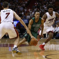 Goran Dragić Avery Bradley Miami Heat Boston Celtics