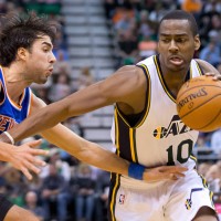 Saša Vujačić Alec Burks New York Knicks Utah Jazz