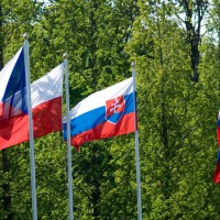 češka, poljska, slovaška zastava