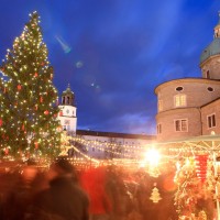 salzburg, božična tržnica