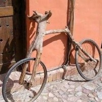 Takšno kolo je izdelal
