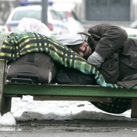 Za brezdomce so najhujše zime