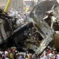 egipt vlak nesreča trčenje