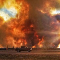 Alberta, Kanada, gozdni požar